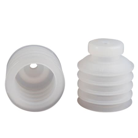 Fipa Bellows vacuum cup diam. 40 mm, Silicone transparent 25.040.047.2